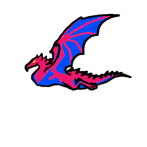 flying dragon  animation