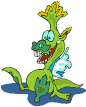 green dragon  animation