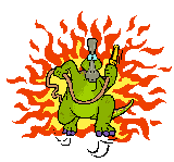 dragon with fire hose  animation