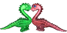 kissing dragon  animation