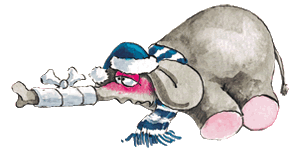 elephant ill  animation