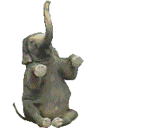 sitting elephant animation