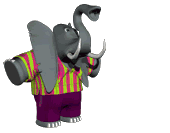 elephant trumpeting  animation
